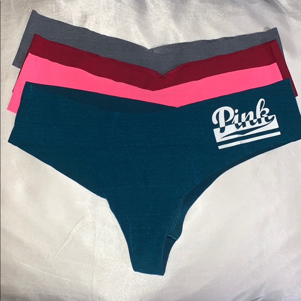 VS/PINK seamless thong underwear bundle